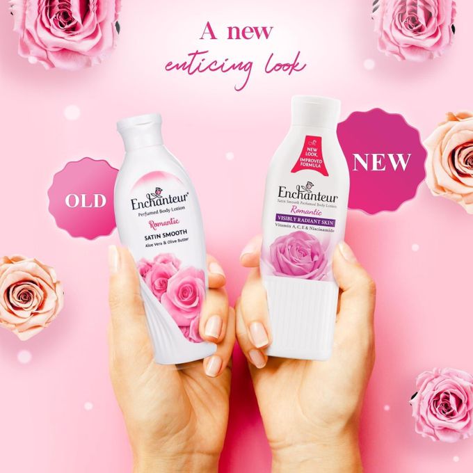 Enchanteur Romantic Body Lotion 250ml | Moisturizing Perfumed Body Lotion