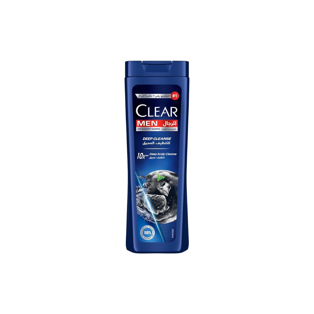 CLEAR Men Anti-dandruff Shampoo Deep Cleanse, 10x Deep Scalp Cleansing