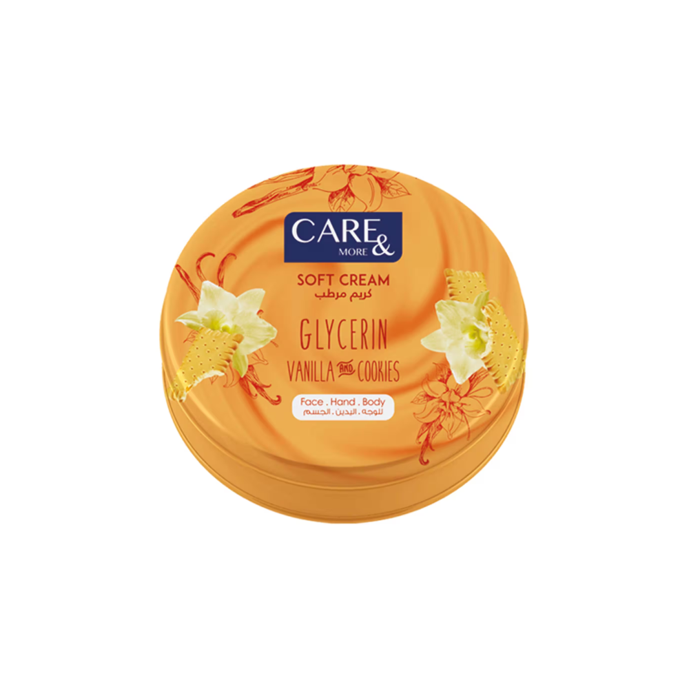 Care&more soft cream vanilla cookies 75ml