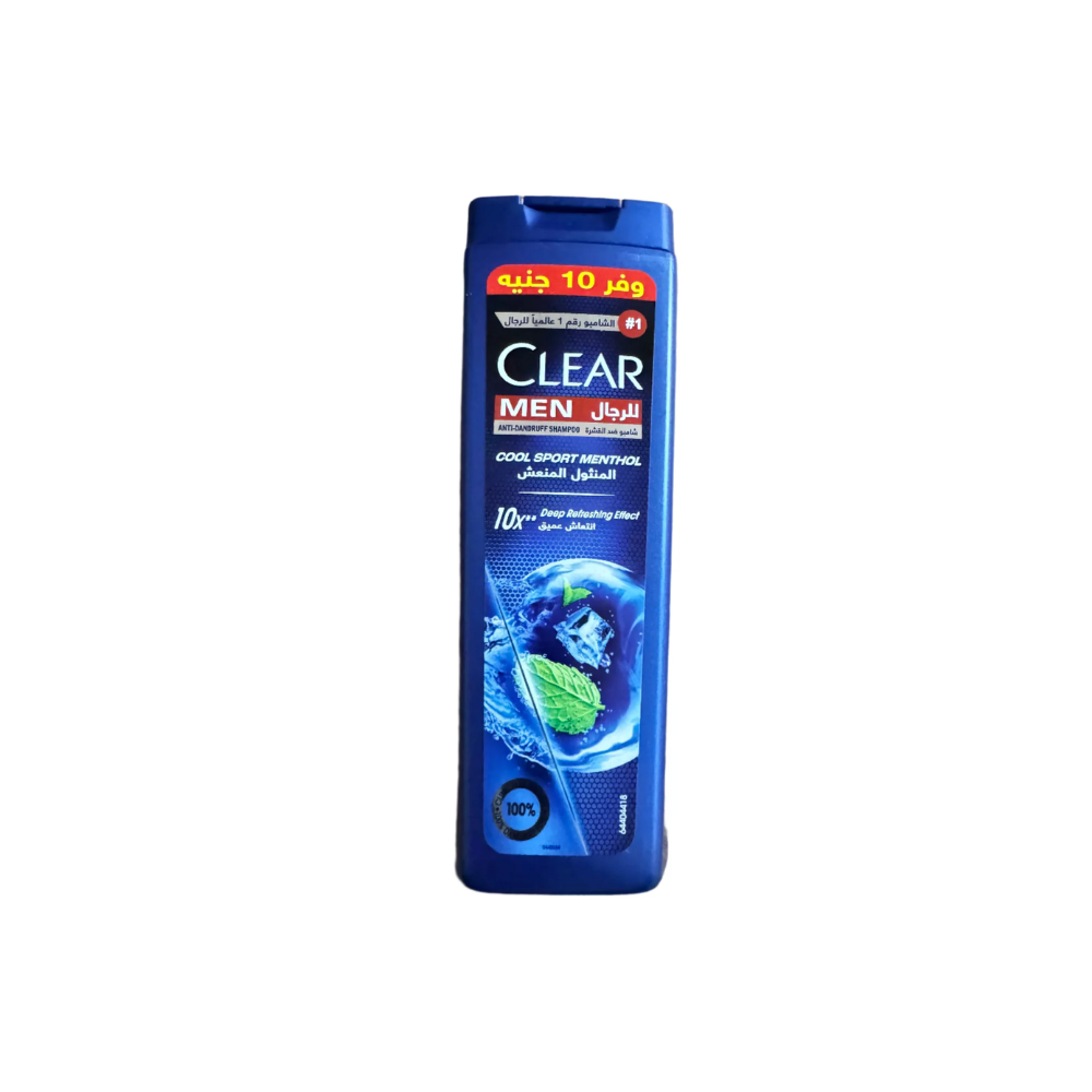 Clear Shampo Cool Sport Anti Dandruff With Menthol For Men - 180 Ml