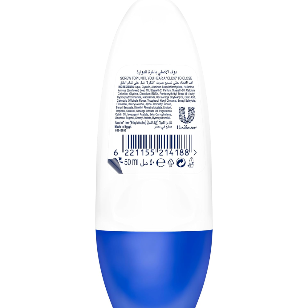 Dove Advanced Care Antiprespirant Deodorant Roll on Original with Pro Ceramide Serum 50ML