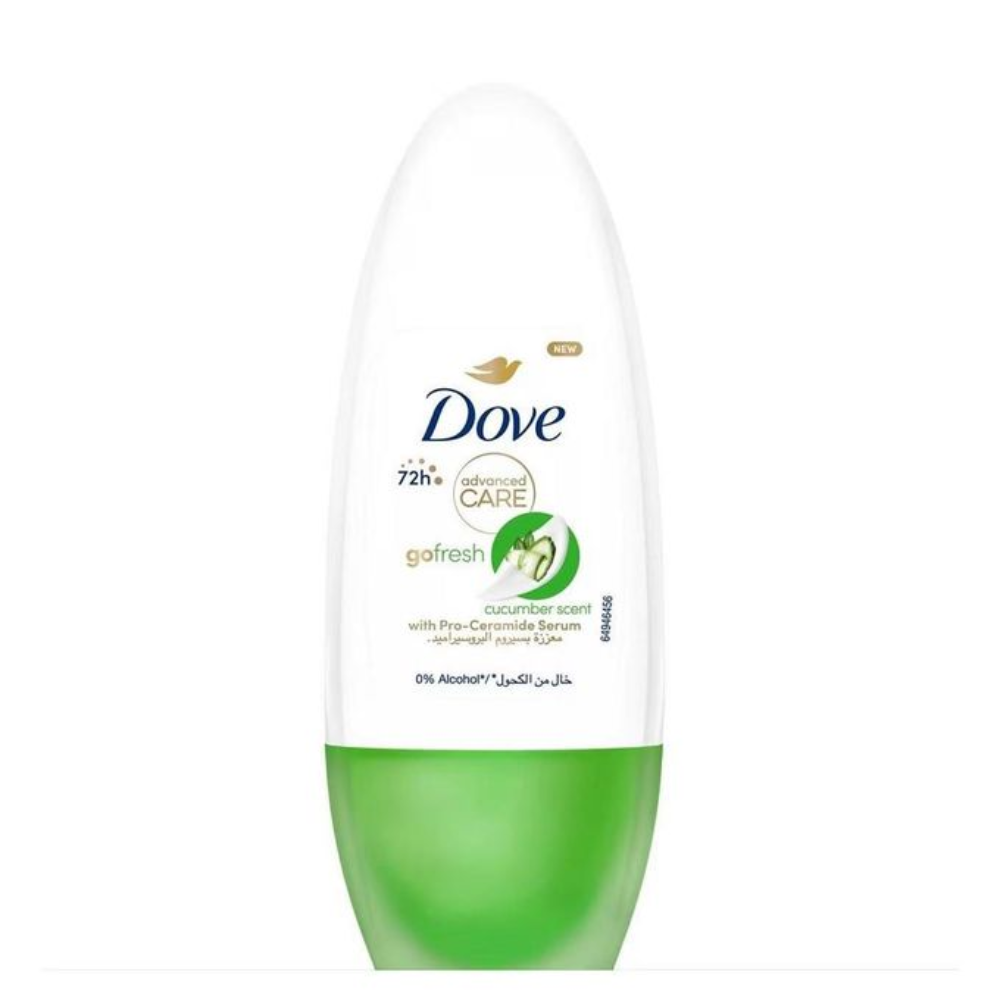 Dove Roll On Advanced Care Deodorant Cucumber and Green Tea 50 Ml