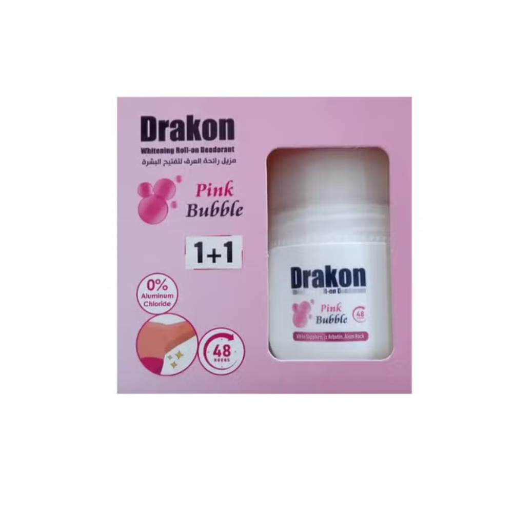 Drakon roll-on pink bubble 1+1 50ml