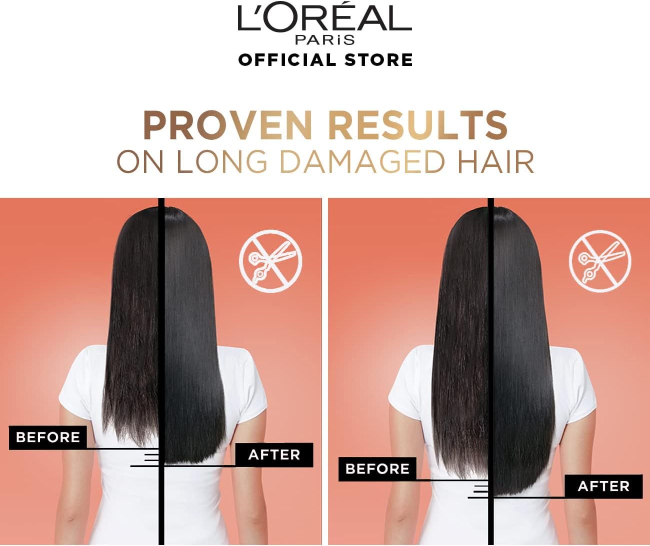 L'Oréal Paris Elvive Dream Shampoo For Long Damaged Hair 600ml - belamoon