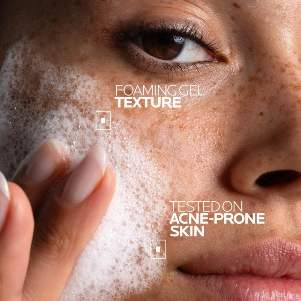 La Roche-Posay Effaclar Purifying Foaming Gel Cleanser for Oily Skin, With Zinc 400ml