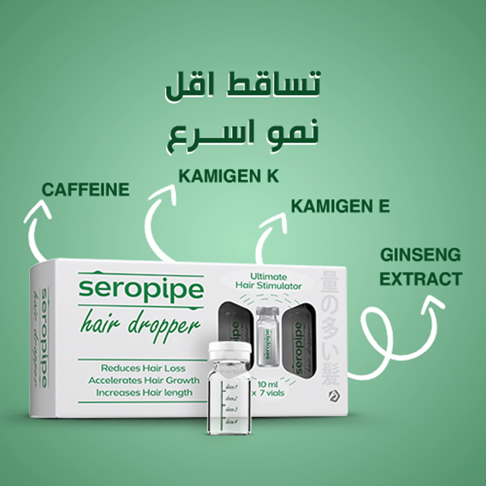 Seropipe Hair Dropper 7 vials × 10ml - belamoon
