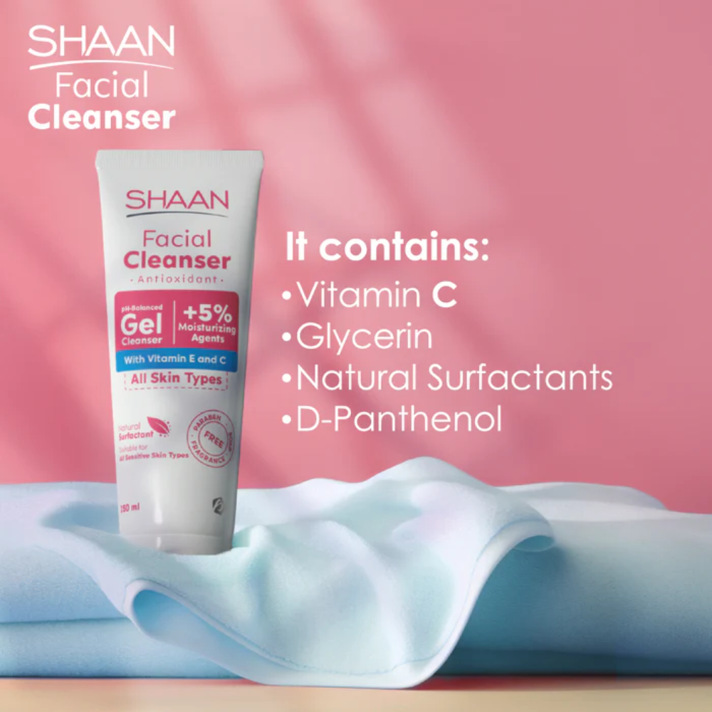 Shaan Antioxidant Facial Cleanser 250 ml - belamoon