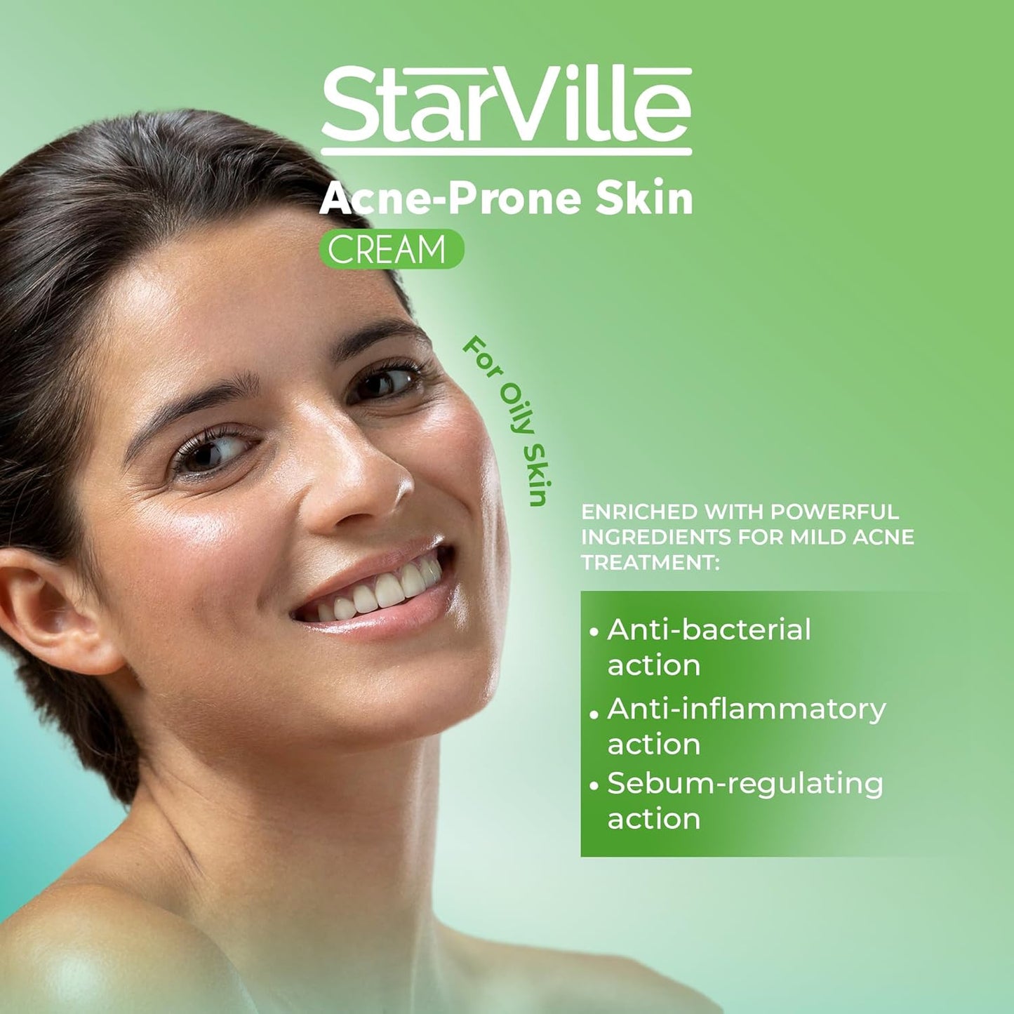 Starville acne-prone skin cream 60g - belamoon
