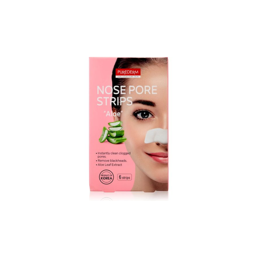 Purederm nose pore strips aloe 6 strips