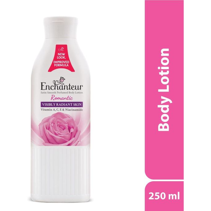 Enchanteur Romantic Body Lotion 250ml | Moisturizing Perfumed Body Lotion
