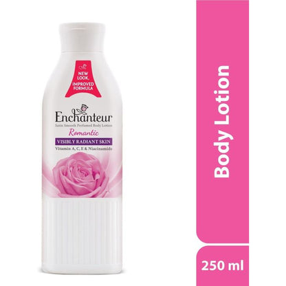 Enchanteur Romantic Body Lotion 250ml | Moisturizing Perfumed Body Lotion