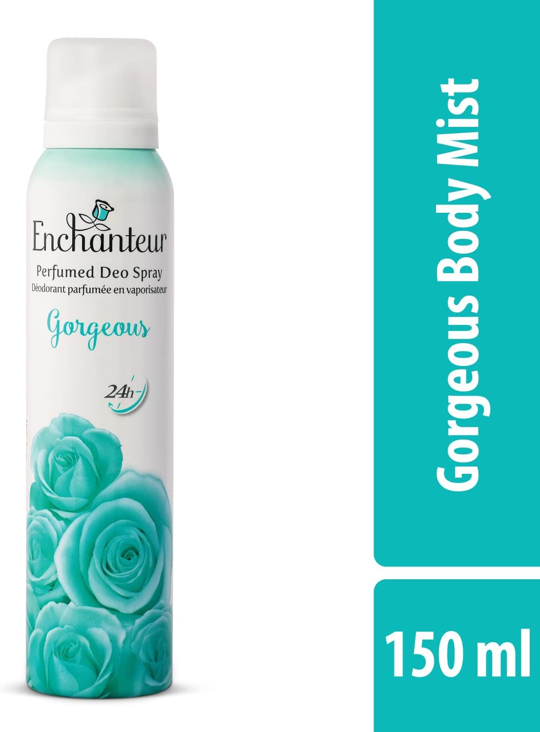 Enchanteur Gorgeous Perfumed Deo Spray 150ml | Floral Fragrance & Odor Protection