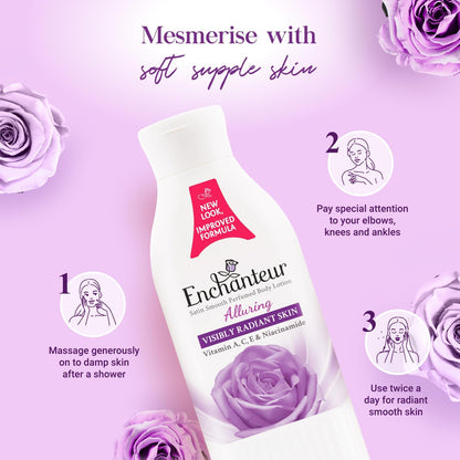 Enchanteur Alluring Body Lotion 250ml | Moisturizing Perfumed Body Lotion