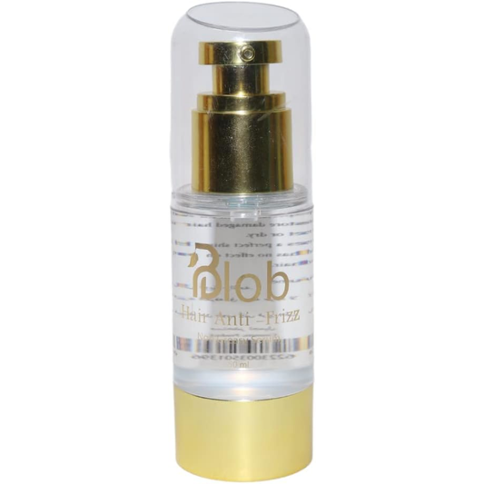 Blob Hair Anti-Frizz non-greasy serum in a 50ML bottle, designed to smooth hair and reduce frizz with lightweight formula.