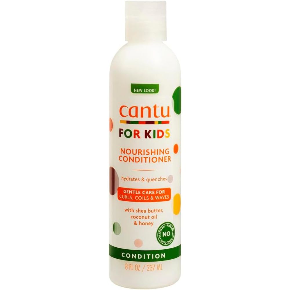 Cantu Care for Kids Nourishing Conditioner 237ml, moisturizing conditioner for curly hair, with gentle, nourishing formula for children.