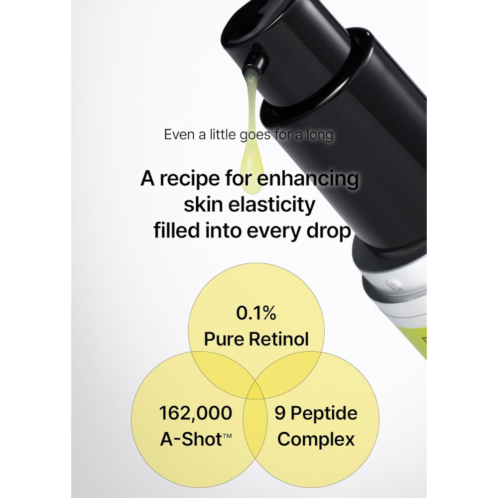 Celimax Retinol Shot Tightening Serum 30ml | 0.1% Retinol Serum with 9 Peptides & Panthenol for Firmer-Looking Skin
