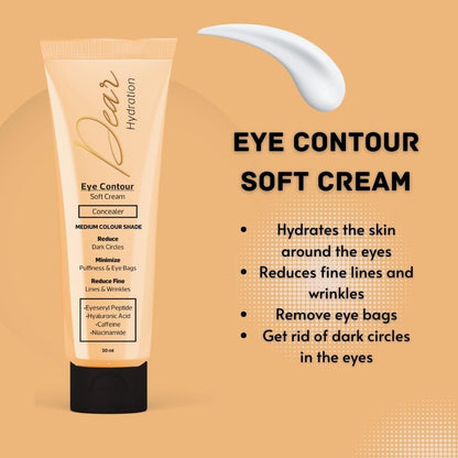 Dear Eye Soft Eye Contour Cream (Concealer) Medium Colour 30 ml