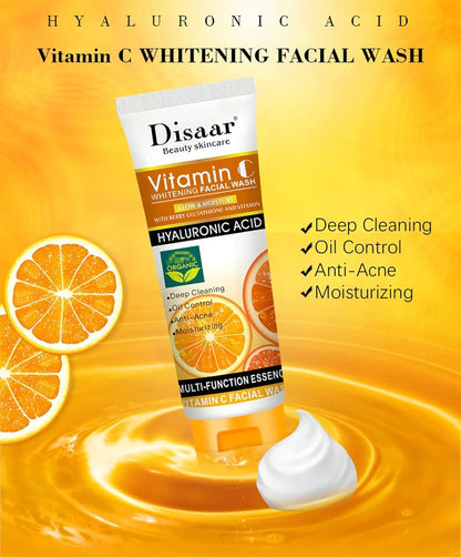 Disaar Vitamin C Whitening Facial Wash – 100ml