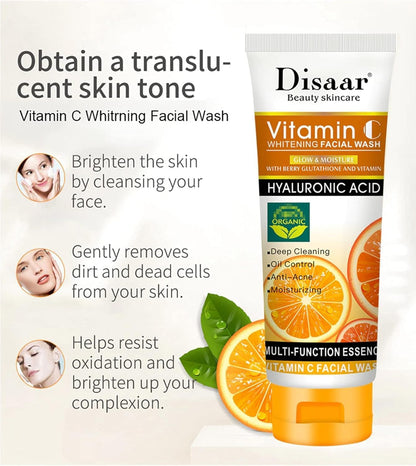 Disaar Vitamin C Whitening Facial Wash – 100ml