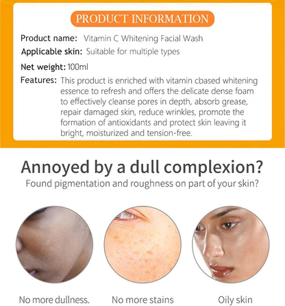 Disaar Vitamin C Whitening Facial Wash – 100ml