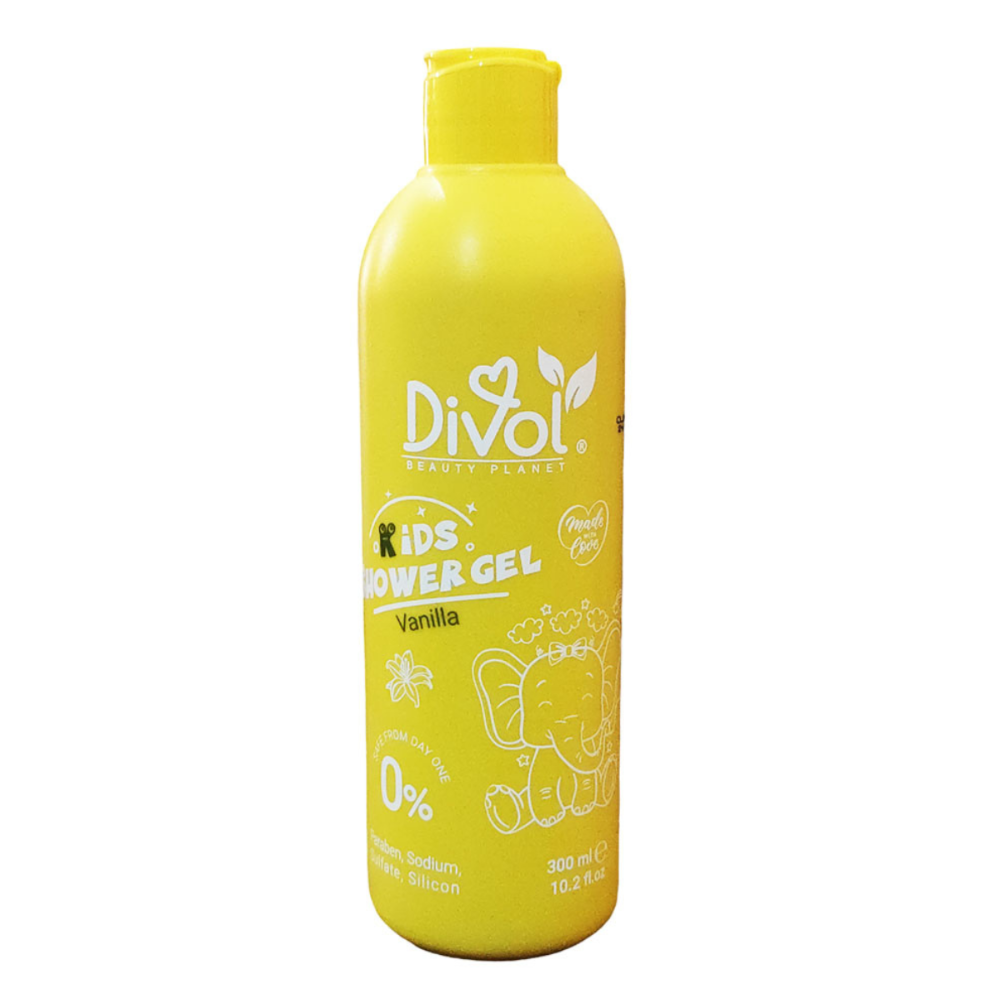 Divol Kids Shower Gel Vanilla 300ML - belamoon