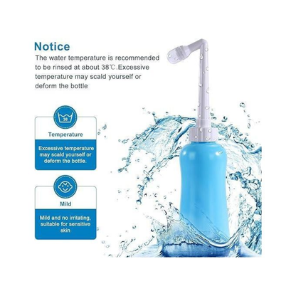 Dolphin Boz portable bidet with 800ml water capacity, compact body care device for personal hygiene use.