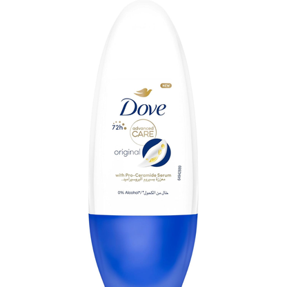 Dove Advanced Care Antiprespirant Deodorant Roll on Original with Pro Ceramide Serum 50ML