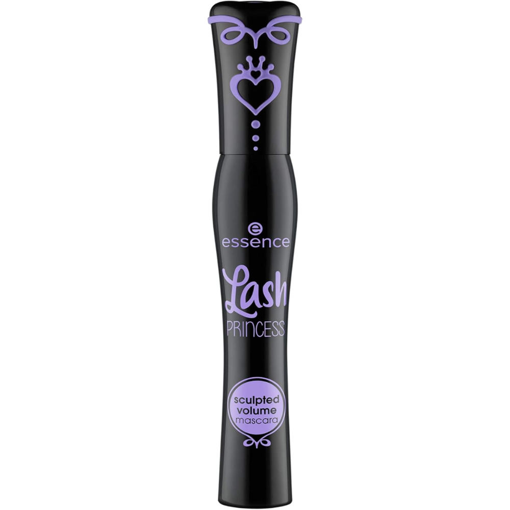 Essence Lash Princess Sculpted Volume Mascara in black, 12ml, with a curved brush for volumizing and defining lashes.