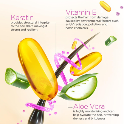 Every Strand Hair serum Keratin With Aloe Vera & Vitamin E 177ml