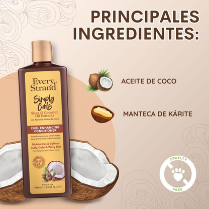 Every Strand Simply Curls Conditioner 399Ml