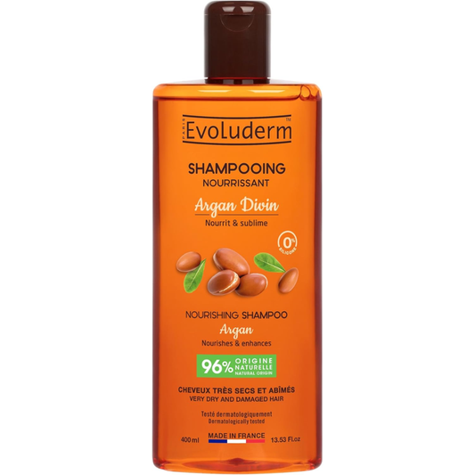 Evoluderm Amande Douce Nourishing Shampoo 400ml | Nourishing Shampoo for Very Dry, Damaged Hair