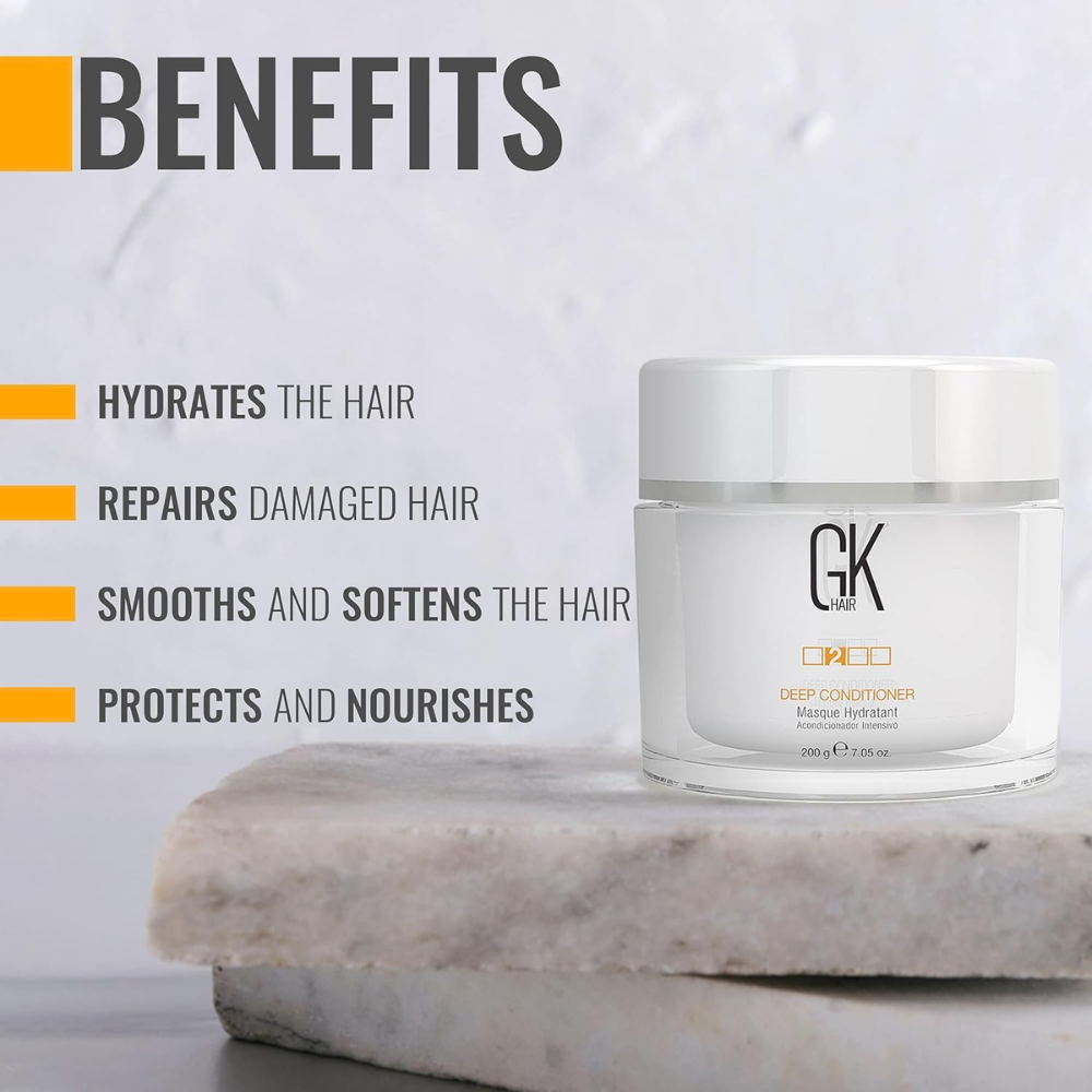 GK Hair Deep Conditioner Hydratant Masque, 200g