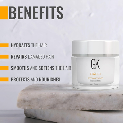 GK Hair Deep Conditioner Hydratant Masque, 200g