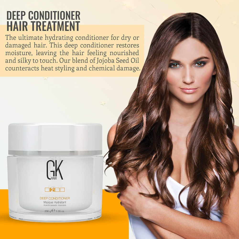 GK Hair Deep Conditioner Hydratant Masque, 200g