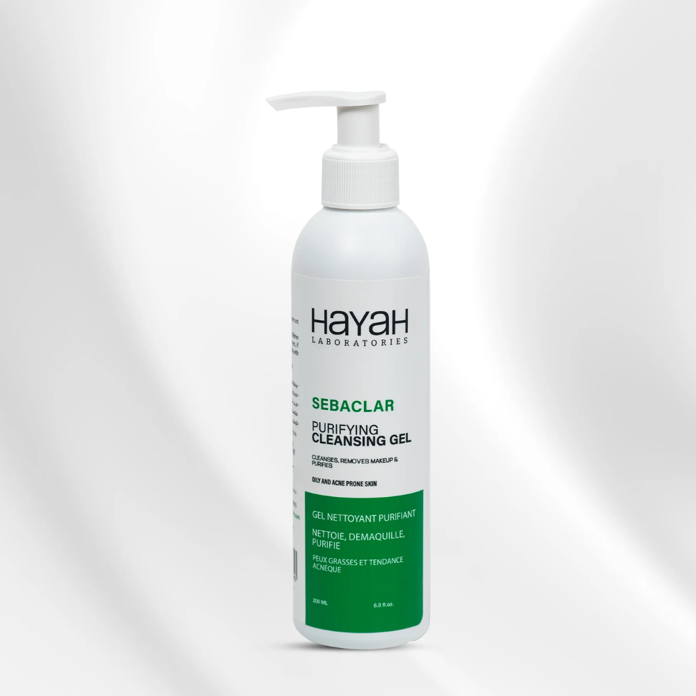Hayah Laboratories SEBACLAR Purifying Cleansing Gel 200 ml - belamoon