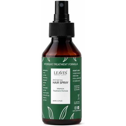 LEAVES Hair Growth Care Spray 60ml | Nourishing Scalp Treatment for Stronger & Fuller-Looking Hair