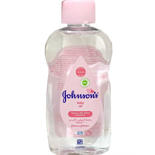 Johnson baby oil rose 200ml - belamoon