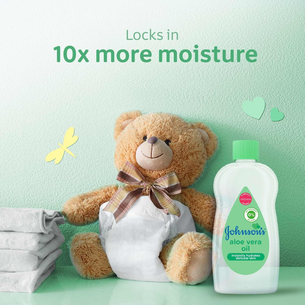 JOHNSON’S Baby Oil, Aloe Vera, 75ml - belamoon