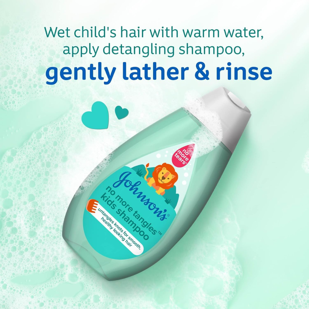 Johnsons no more tangles kids shampoo 200ml - belamoon