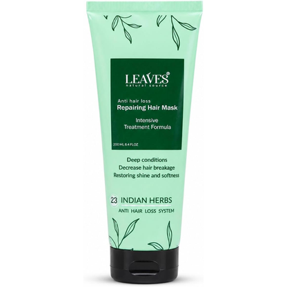LEAVES Intensive Repairing Hair Mask 250ml | Deep Conditioning Hair Mask for Dry, Damaged & Breakage-Prone Hair