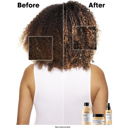 L'Oréal Professionnel Absolut Repair Oil 90ml hair care bottle with dropper for nourishing and repairing damaged hair.