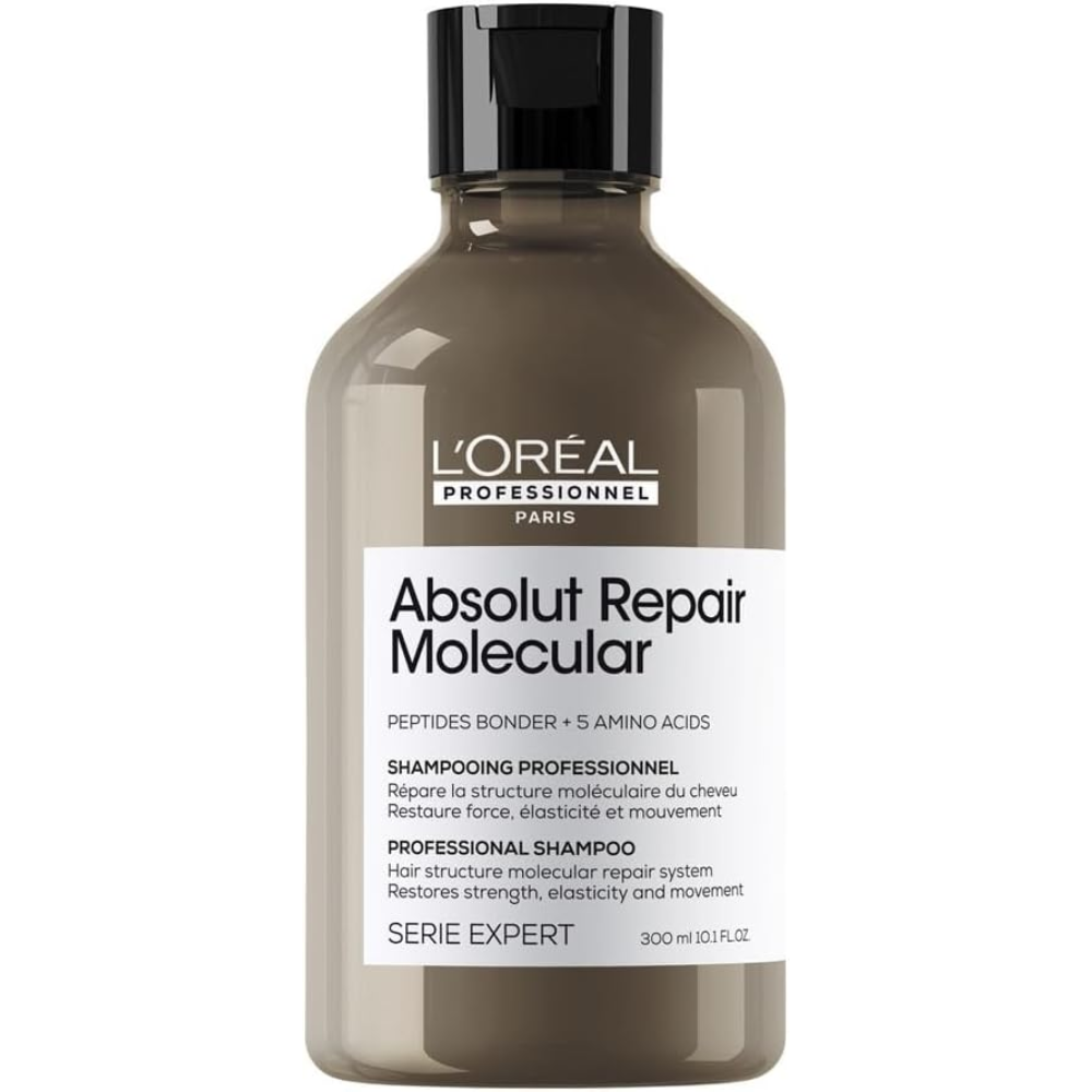 L'Oréal Professionnel Serie Expert Absolut Repair Molecular Shampoo 300ml | Repair Shampoo for Damaged Hair