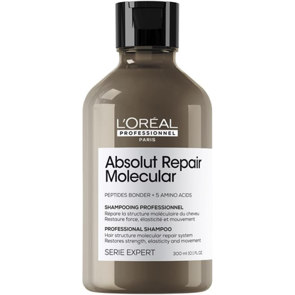 L'Oréal Professionnel Serie Expert Absolut Repair Molecular Shampoo 300ml | Repair Shampoo for Damaged Hair