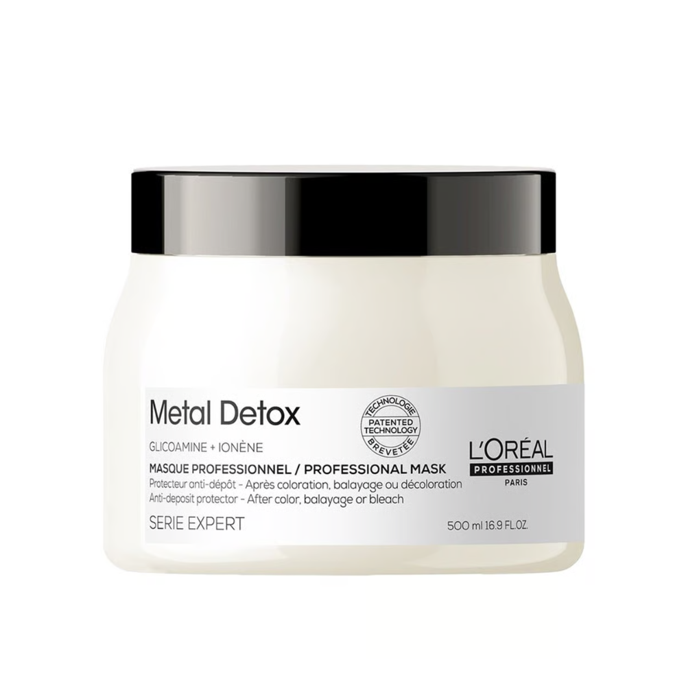 L'Oréal Professionnel Serie Expert Metal Detox Hair Mask 250ml | Anti-Metal Mask for Color-Treated Hair