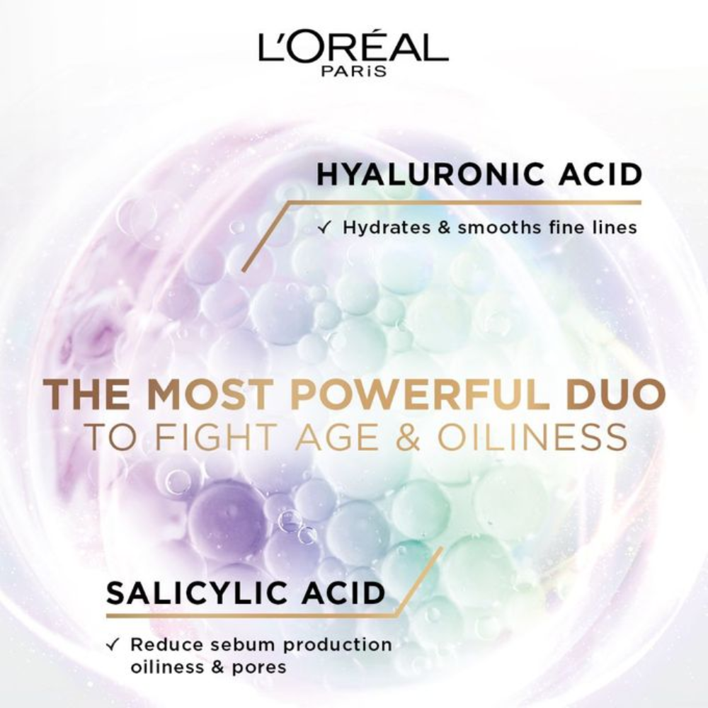 L'Oréal Control Deep Cleansing Gel with Hyaluronic Acid – Purifying & Hydrating Face Cleanser 200ml