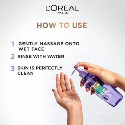L'Oréal Control Deep Cleansing Gel with Hyaluronic Acid – Purifying & Hydrating Face Cleanser 200ml