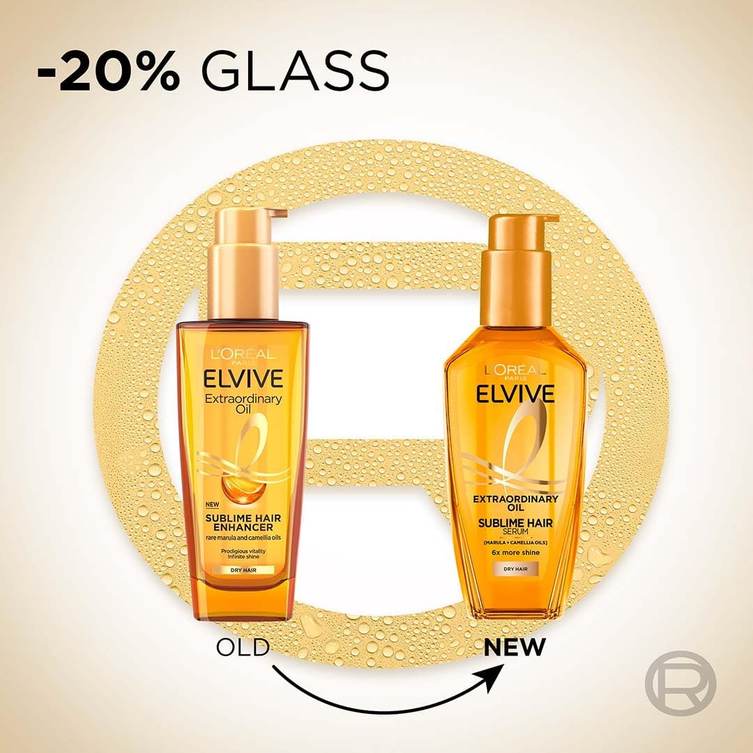 سيروم لوريال باريس إلفيف إكسترا أورديناري أويل للشعر الجاف، 100 مل 