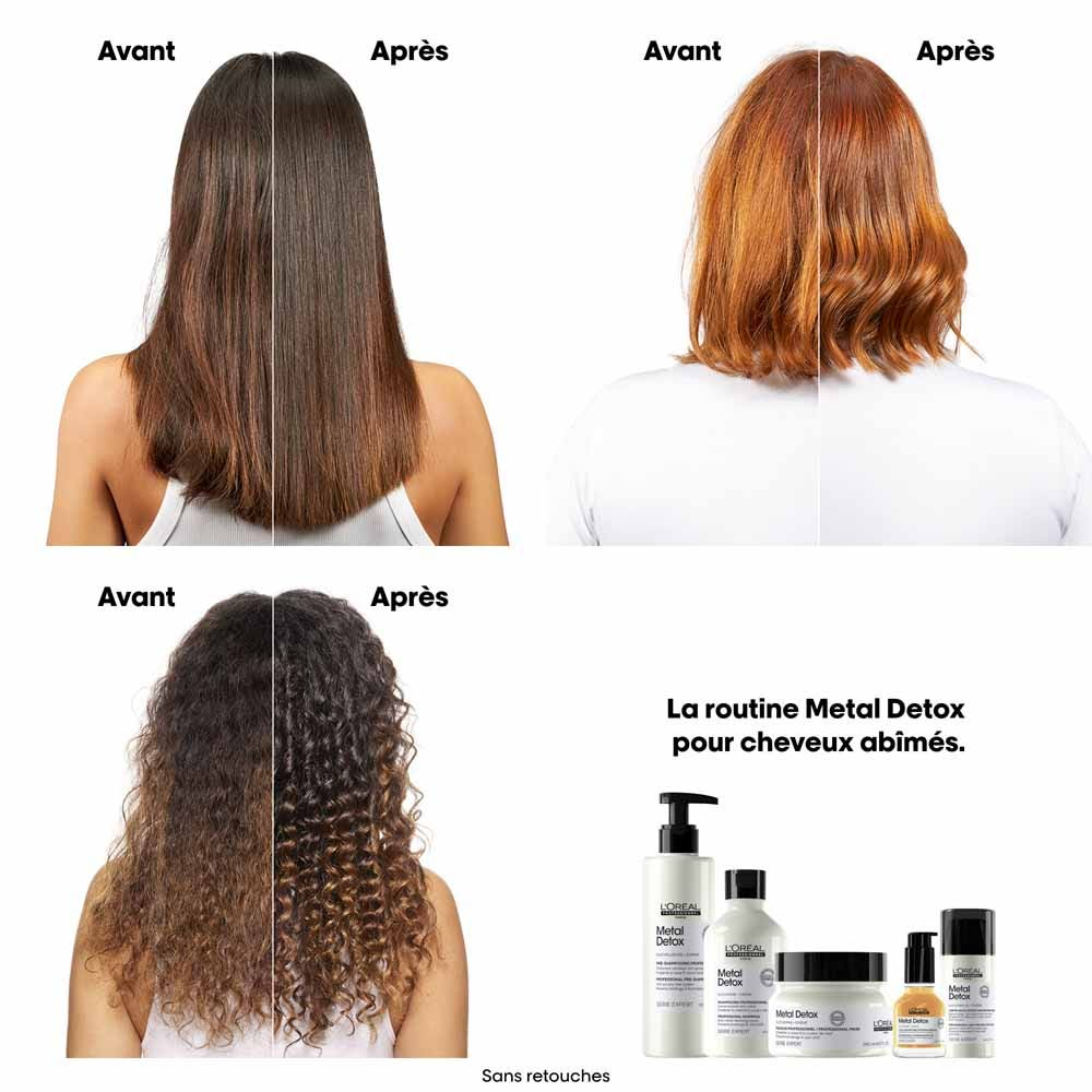 L'Oréal Professionnel Serie Expert Metal Detox Hair Mask 250ml | Anti-Metal Mask for Color-Treated Hair