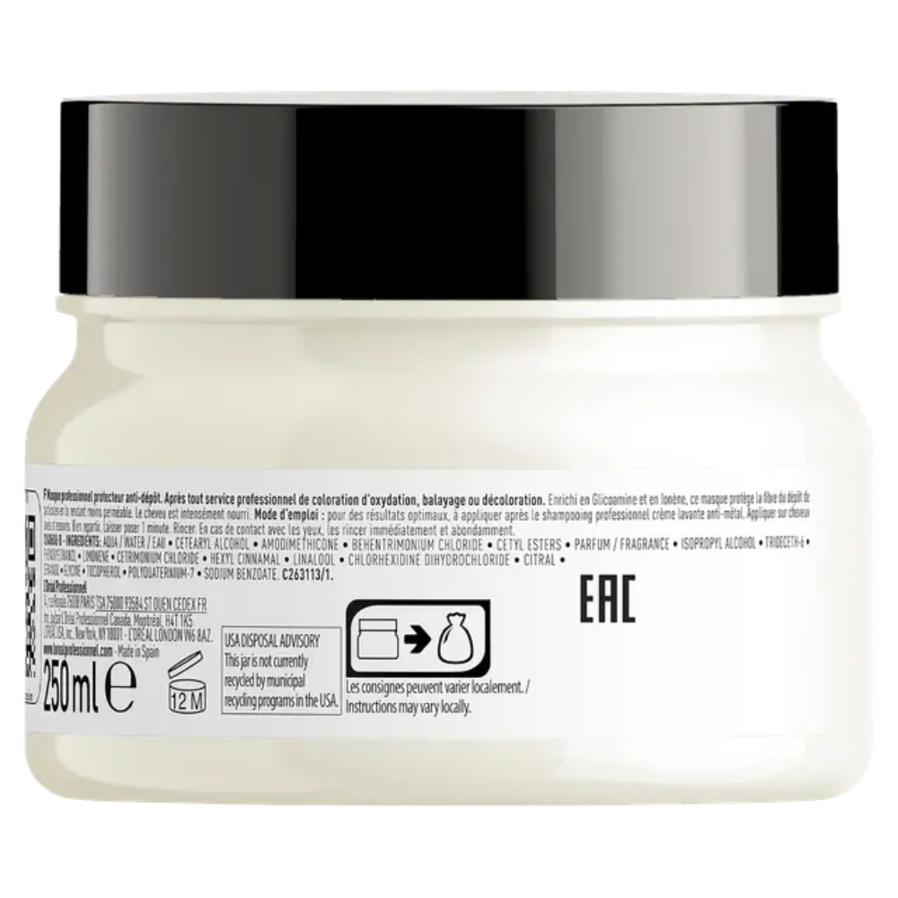 L'Oréal Professionnel Serie Expert Metal Detox Hair Mask 250ml | Anti-Metal Mask for Color-Treated Hair