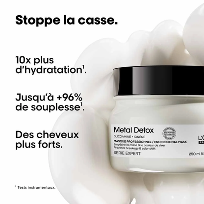L'Oréal Professionnel Serie Expert Metal Detox Hair Mask 250ml | Anti-Metal Mask for Color-Treated Hair
